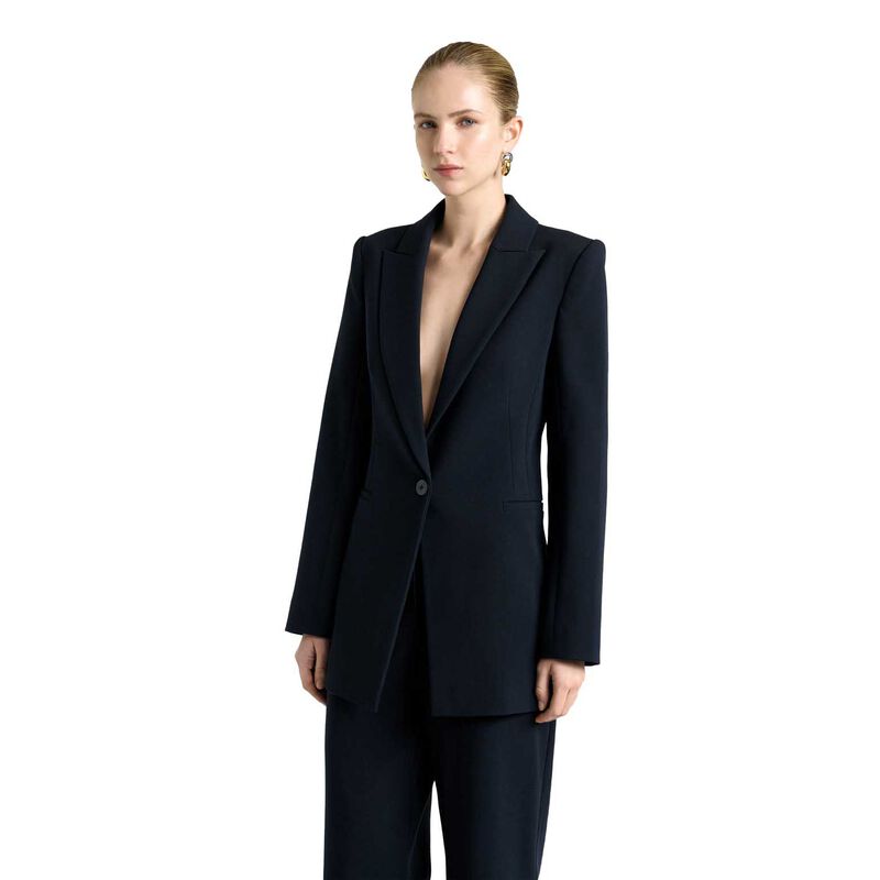 Cue Stretch Suiting Longline Blazer image number 0